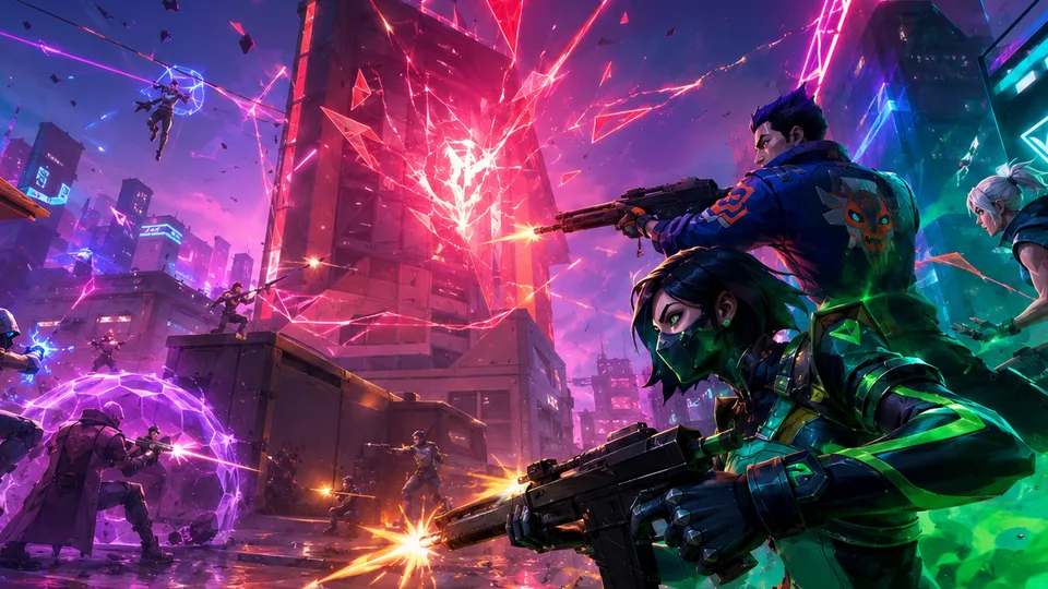Valorant health and rank ESP overlay in competitive